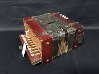 Lot 371 - LATE VICTORIAN WIENER ACCORDION