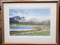 Lot 377 - LANDSCAPE PRINT BY P H CRAVEN along with three...