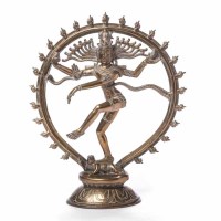 Lot 295 - EASTERN BRONZE FIGURE OF SHIVA the figure...