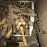 Lot 409 - VINTAGE WOODWORKING TOOLS INCLUDING FILES,...