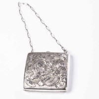 Lot 310 - EARLY 20TH CENTURY CHINESE SILVER CIGARETTE...