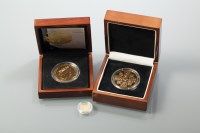 Lot 1499 - GOLD PROOF CROWN DATED 2012 along with a gold...