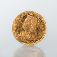 Lot 1505 - GOLD OLD HEAD VICTORIA SOVEREIGN DATED 1895