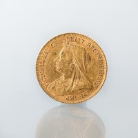 Lot 1508 - GOLD OLD HEAD VICTORIA HALF SOVEREIGN DATED 1893