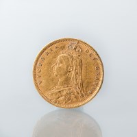 Lot 1511 - GOLD JUBILEE HEAD VICTORIA SHIELD BACK HALF...