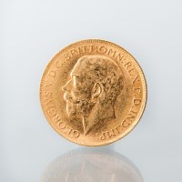 Lot 1513 - GOLD GEORGE V FULL SOVEREIGN DATED 1911