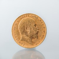 Lot 1515 - GOLD EDWARD VII FULL SOVEREIGN DATED 1903