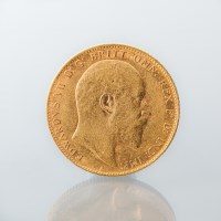 Lot 1517 - GOLD EDWARD VII FULL SOVEREIGN DATED 1910