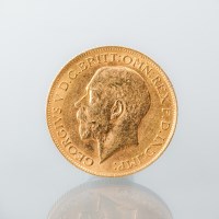 Lot 1519 - GOLD GEORGE V FULL SOVEREIGN DATED 1913