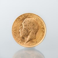 Lot 1520 - GOLD GEORGE V FULL SOVEREIGN DATED 1913