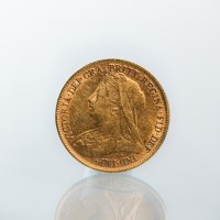 Lot 1532 - GOLD OLD HEAD VICTORIA HALF SOVEREIGN DATED 1899