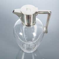 Lot 263 - EARLY 20TH CENTURY SILVER CLARET JUG maker...