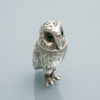 Lot 270 - GEORGE V SILVER NOVELTY PEPPER POT maker Atkin...