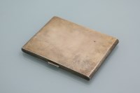 Lot 283 - SILVER CIGARETTE CASE maker Smith & Bartlam,...