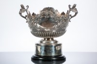 Lot 290 - LATE VICTORIAN SCOTTISH SILVER TROPHY BOWL...
