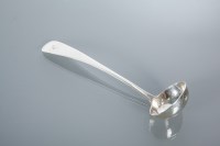 Lot 300 - SCOTTISH PROVINCIAL SILVER SAUCE LADLE maker...