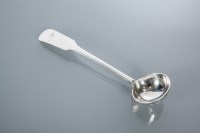 Lot 301 - SCOTTISH PROVINCIAL SILVER FIDDLE PATTERN...