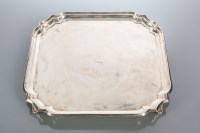 Lot 311 - GEORGE V SILVER SALVER maker Jay, Richard...