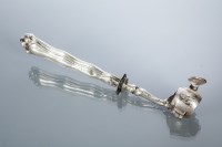 Lot 324 - 19TH CENTURY FRENCH SILVER HANDLED 'LEG OF...