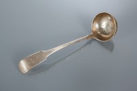 Lot 329 - GEORGE III SCOTTISH SILVER FIDDLE PATTERN...