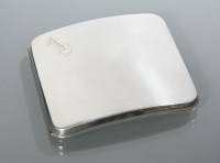 Lot 339 - SILVER CIGARETTE CASE maker Charles Perry & Co....