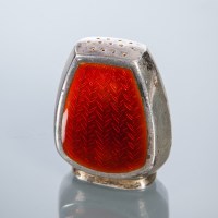 Lot 340 - MID-20TH CENTURY DANISH ENAMELLED SILVER...