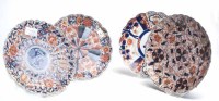 Lot 341 - FOUR JAPANESE IMARI CHARGES the largest 30.5cm...