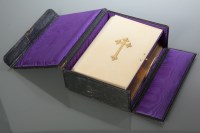 Lot 723 - VICTORIAN FINE IVORY BOUND BIBLE the cover set...