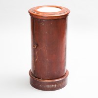 Lot 757 - VICTORIAN MAHOGANY WASH STAND body formed of...