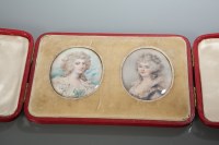 Lot 806 - PAIR OF 19TH CENTURY PORTRAIT PAINTINGS ON...