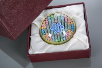 Lot 497 - PERTHSHIRE GLASS PAPERWEIGHT with millefiori...