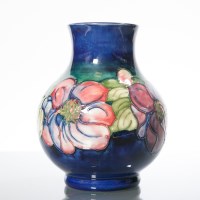 Lot 517 - MOORCROFT 'ANEMONE' PATTERN VASE of oviform,...