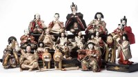 Lot 370 - COLLECTION OF EIGHTEEN JAPANESE NINGYO DOLLS...