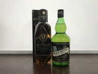 Lot 4 - ANTIQUARY 12 YEARS OLD Blended Scotch Whisky....
