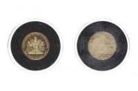Lot 509 - TWO GOLD ONE POUND COINS one commemorating the...