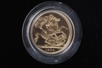 Lot 528 - THE ROYAL MINT GOLD PROOF SOVEREIGN DATED 1982...