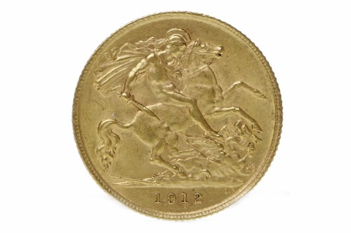 Lot 543 - GOLD HALF SOVEREIGN DATED 1912
