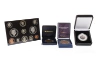 Lot 548 - GROUP OF VARIOUS SILVER PROOF AND OTHER COINS...