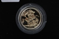 Lot 566 - THE ROYAL MINT GOLD PROOF SOVEREIGN DATED 1982...
