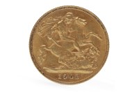 Lot 575 - GOLD HALF SOVEREIGN DATED 1903