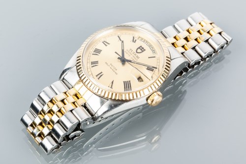 Lot 1612 - GENTLEMAN'S STAINLESS STEEL ROLEX TUDOR OYSTER...