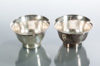 Lot 211 - PAIR OF CHINESE SILVER SMALL BOWLS each of...