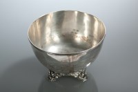 Lot 419 - CHINESE SILVER BOWL of circular form, engraved...