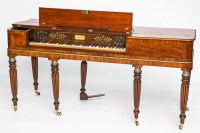 Lot 579 - FINE 19TH CENTURY MAHOGANY FORTEPIANO maker...