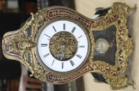 Lot 585 - FRENCH BREVETE WAISTED MANTEL CLOCK WITH...