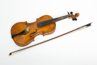 Lot 589 - LATE 19TH CENTURY GERMAN VIOLIN with 14 1/8''...