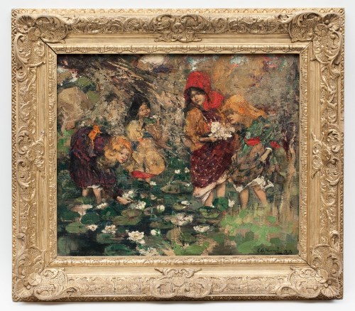Lot 23 - EDWARD ATKINSON HORNEL (SCOTTISH 1864 - 1933),...