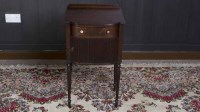 Lot 864 - 19TH CENTURY MAHOGANY BEDSIDE CABINET with...