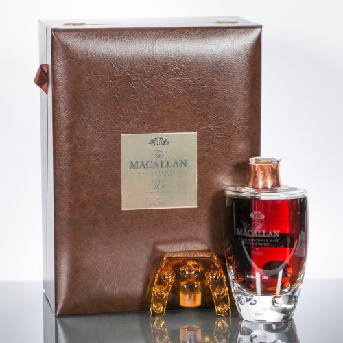 Lot 1196 - THE MACALLAN 55 YEAR OLD - IN LALIQUE Limited...