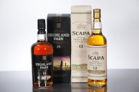 Lot 1213 - SCAPA 12 YEAR OLD Single Island Malt Whisky....